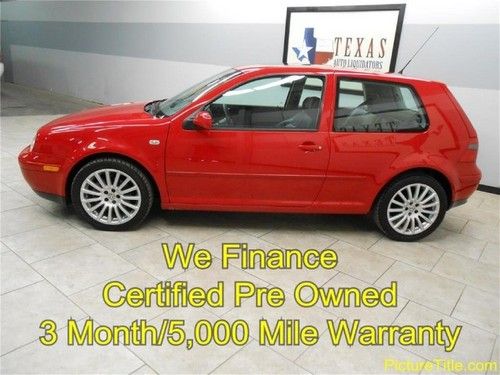 05 gti 5spd leather heated seats sunroof certified warranty finance texas