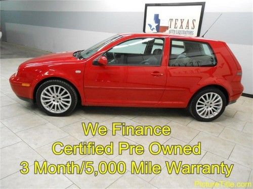 05 gti 5spd leather heated seats sunroof certified warranty finance texas