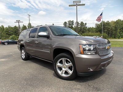 13 chevy suburban 1500 4x4 ltz nav roof dvd 20" wheels quad buckets leather