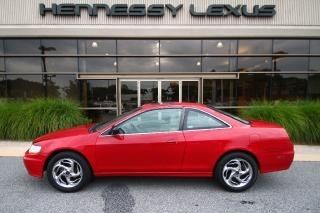 2001 honda accord cpe ex auto v6 w/leather   salvage title ex.  car runs