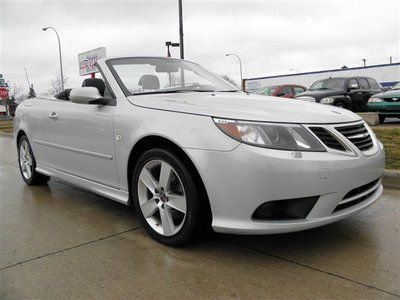 Silver coupe convertible leather clean title finance low miles one owner air ac