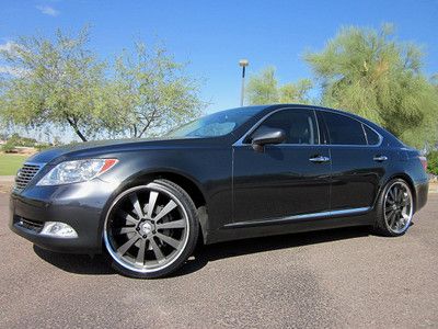 2008 lexus ls 460 four door luxury car~navigation~low miles~22" tsw wheels~nice!