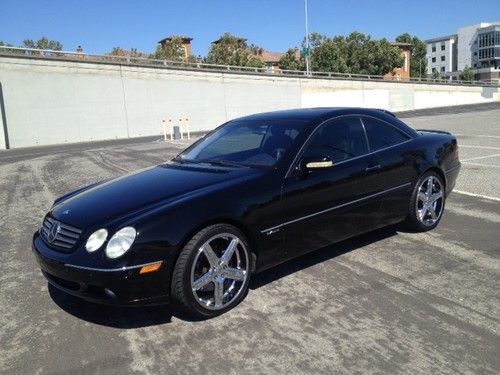 2001 mercedes-benz cl600 base coupe 2-door 5.8l