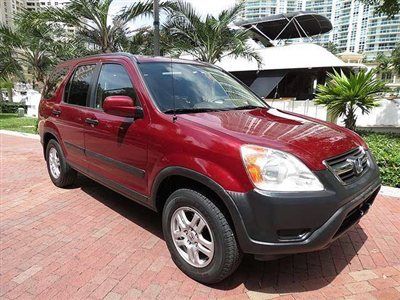 Florida 2004 honda crv ex 4x4 highway miles carfax certified sunroof great price