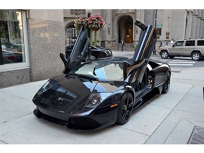 Lp640-4 roadster, nero pegaso exterior with nero interior,