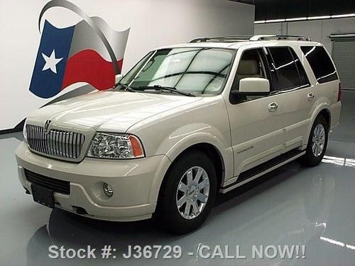2004 lincoln navigator climate leather sunroof only 54k texas direct auto