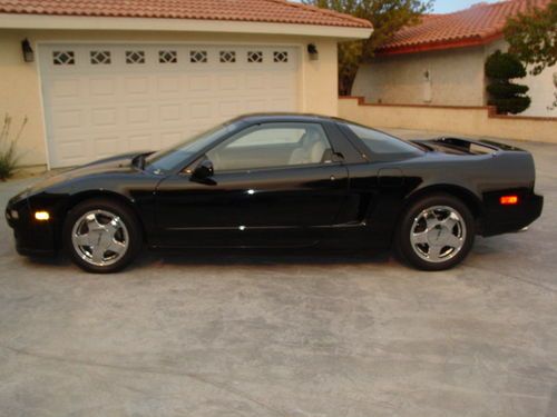 1991 acura nsx 32,002 original owner miles - black / ivory as new