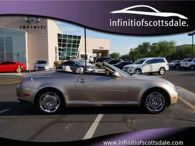 02 lexus sc 430 convertible *we finance* 4.3l / nav / cd / leather / hardtop