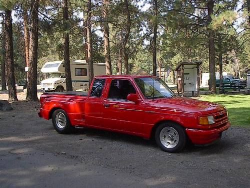 1994 ford ranger splash tubbed and lowered 27000 original miles