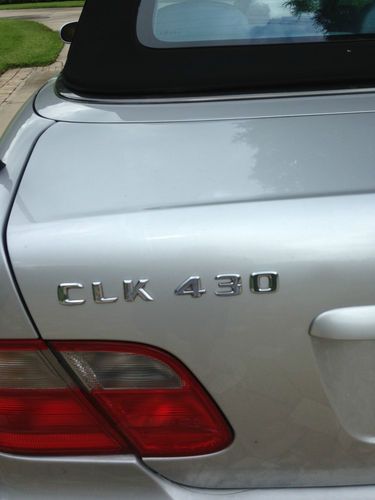 2001 Mercedes Benz CLK430 convertible V8 ...NO RESERVE!!!!!!, image 4