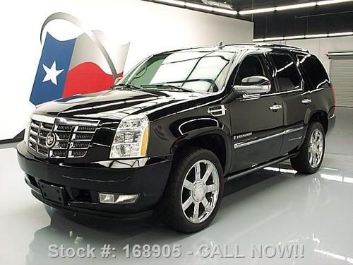 2008 cadillac escalade sunroof nav dvd power steps 22's texas direct auto