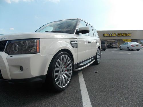 2010 land rover range rover sport supercharged sport utility 4-door 5.0l