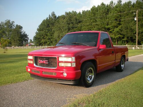 1989 red chevrolet c/k 1500 regular cab 6.5 ft bed 2wd *no reserve* good shape