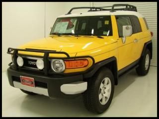 08 fj 4x4 brush guard aux lights gauge pack rear sonars traction tow certified