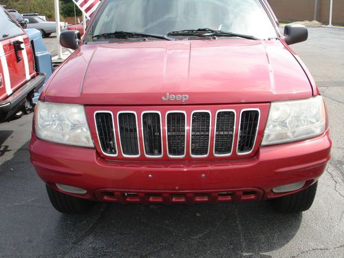 2003 jeep grand cherokee limited red