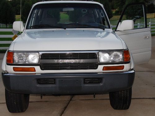 1991 toyota land cruiser base sport utility 6/cyl- 4wd/ 2nd owner/ nc vehicle