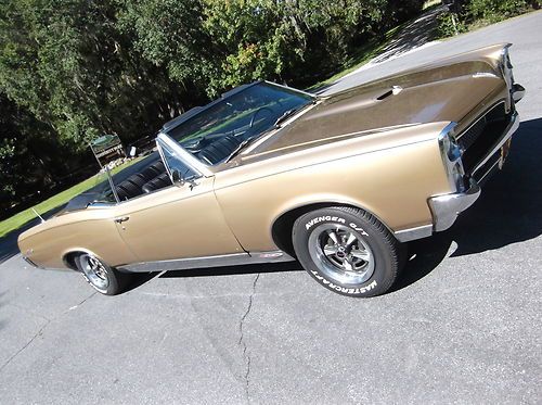 1967 pontiac gto convertible phs docs low miles southern car cruise race rod