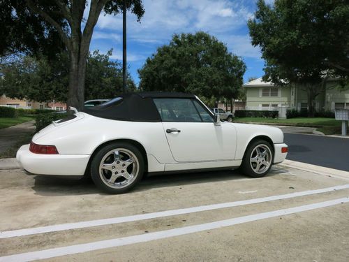 Porsche 911 carrera 2 convertible , 964 cabriolet, manual transmission