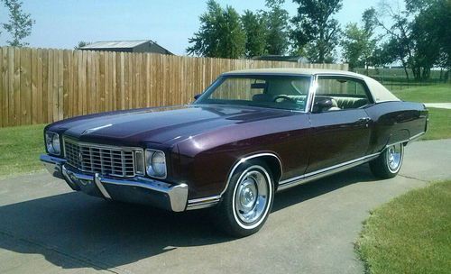 1972 chevrolet monte carlo base hardtop 2-door 7.4l