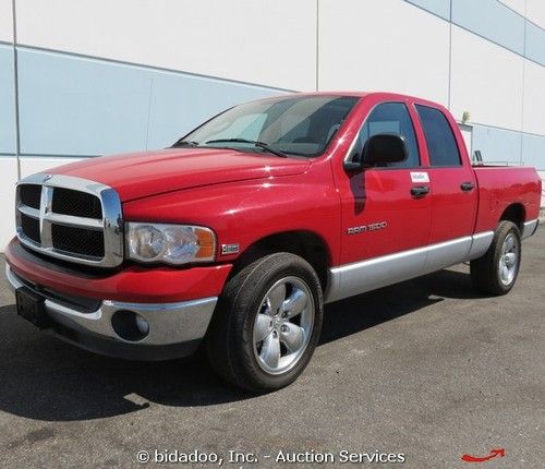 2005 dodge ram 1500 quad cab slt pickup truck hemi v8 5.7l tow haul bidadoo