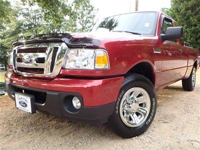 2wd 4dr supercab 126 2010 ford ranger xlt low miles truck gasoline 4.0l v6 redfi