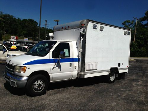 1999 ford e-350 high cube e350 mobile office rv commercial low miles