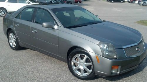 2006 cadillac cts base sedan 4-door 3.6l sunroof mesh grill spoiler wood nice