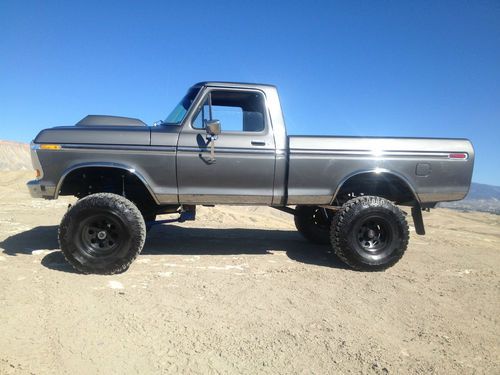 1973 ford f100 4x4 shortbed 390 fe lifted daiy driver