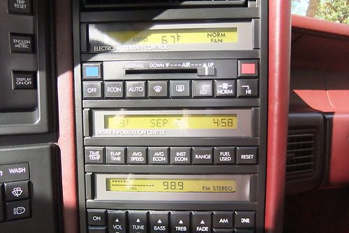 1988 Cadillac Allante Base Convertible 2-Door 4.1L, image 9