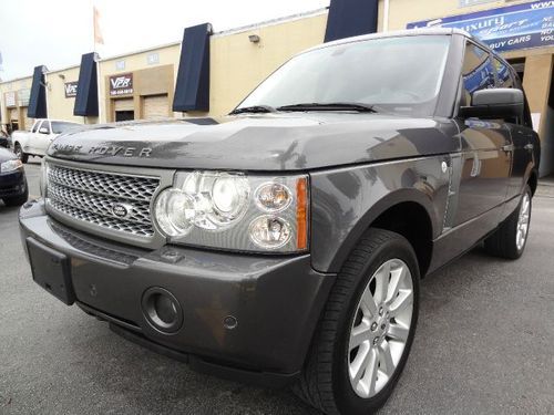 2006 land rover range rover supercharged luxury package rear ent must see !!!!!!