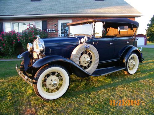 1931 ford model a dual-cowl phaeton