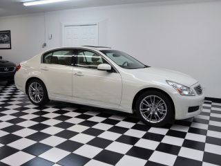 2007 infiniti g35 white/stone only 28000 miles local florida car mint carfax