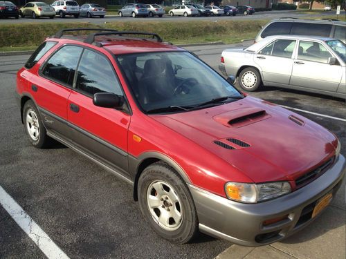 Subaru outback - low mileages, very good miles per gallon - all-wheel drive