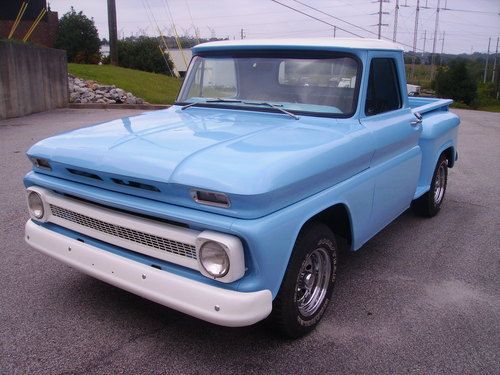 1964 chevy c-10 stepside 350 v8 400 turbo new paint lots of new parts installed