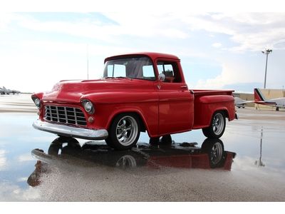 Restored Chevy 3100 Shortbed Stepside Custom. 350 V8, Camaro Front Suspension, image 3