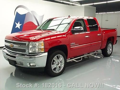 2012 chevy silverado texas ed lt crew leather 20's 21k texas direct auto