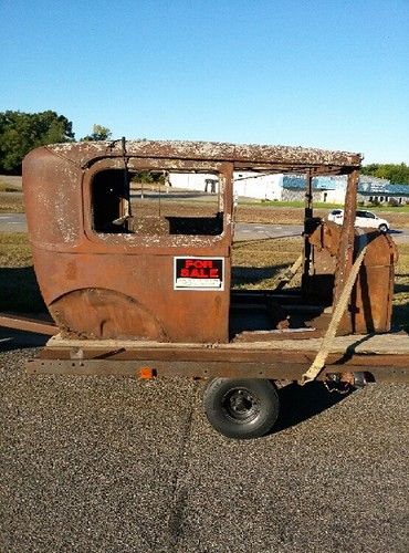 No reserve 1928-29 ford model a sedan body, perfect for hot/rat rod - nice shape