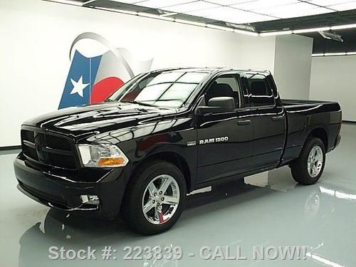 2012 dodge ram express quad hemi v8 6-pass tow 20's 27k texas direct auto