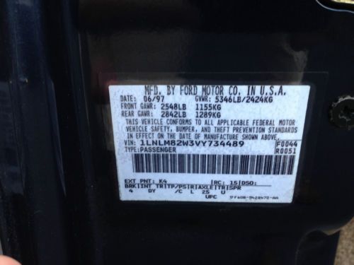 1997 Lincoln Town Car Signature Sedan 4-Door 4.6L, US $3,250.00, image 14