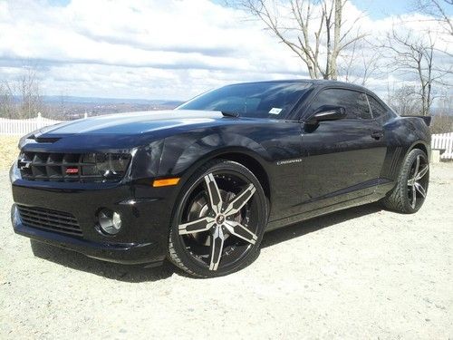 2011 chevy camaro 2ss / rs 6.2l v8 427hp black/black custom low miles