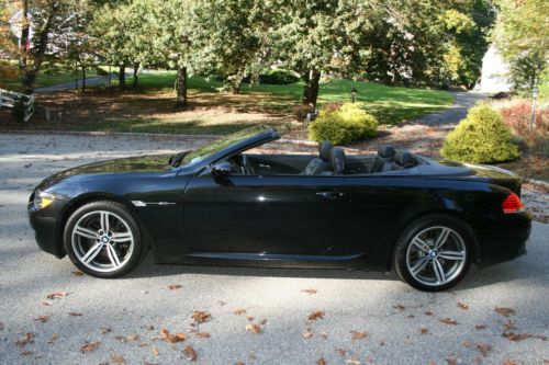 2007 bmw m6 convertible triple black