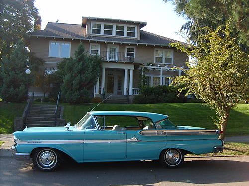 1958 mercury monterey phateon hardtop