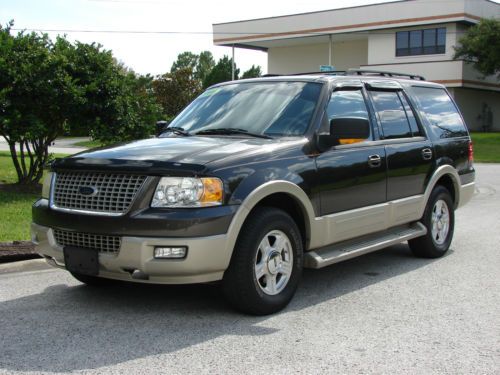 Eddie bauer! 1 fl owner! leather! pwr 3rd row! dvd! htd/cooled seats! sonar! a+!