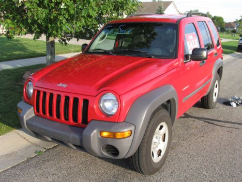 2004 jeep liberty limited sport utility 4-door 3.7l