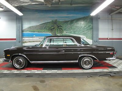 Mercedes benz 280se coupe..rust free black plate southern california example !!