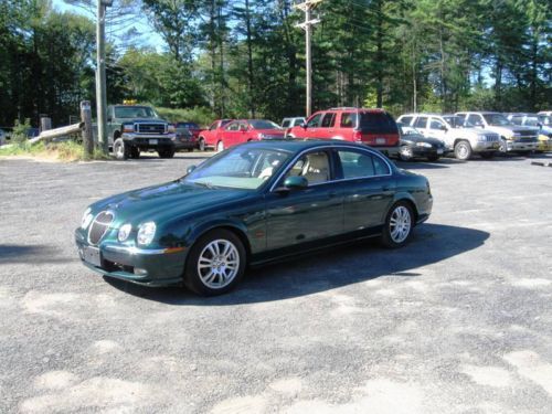 2003 jaguar s-type v8 4.2l dohc 32v salvage title rwd heated leather seats