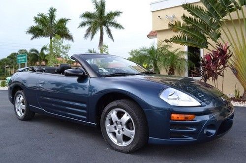 04 eclipse convertible leather automatic 76k carfax certified low reserve v6