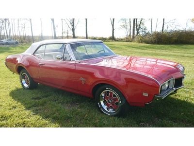 1968 oldsmobile cutlass s convertible only 65,413 miles body off restored 350 v8