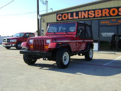 1987 jeep wrangler yj rare low mileage 4x4