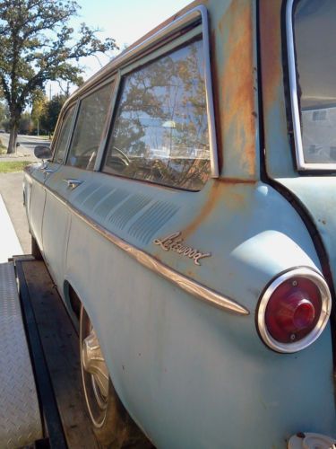 Corvair wagon lakewood 700 California black plates Barn find project NO RESERVE, image 8